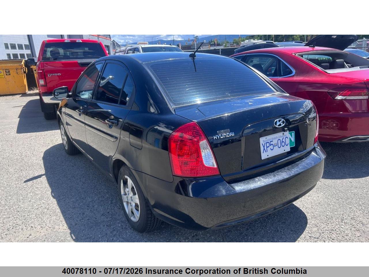 2010 HYUNDAI ACCENT L thumbnail 4
