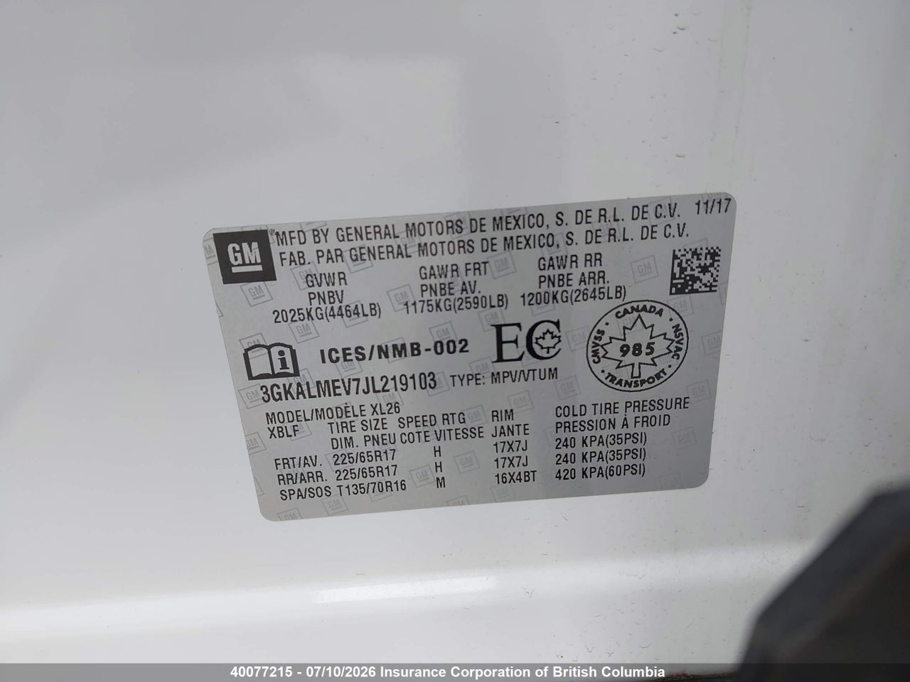 2018 GMC TERRAIN SLE thumbnail 10
