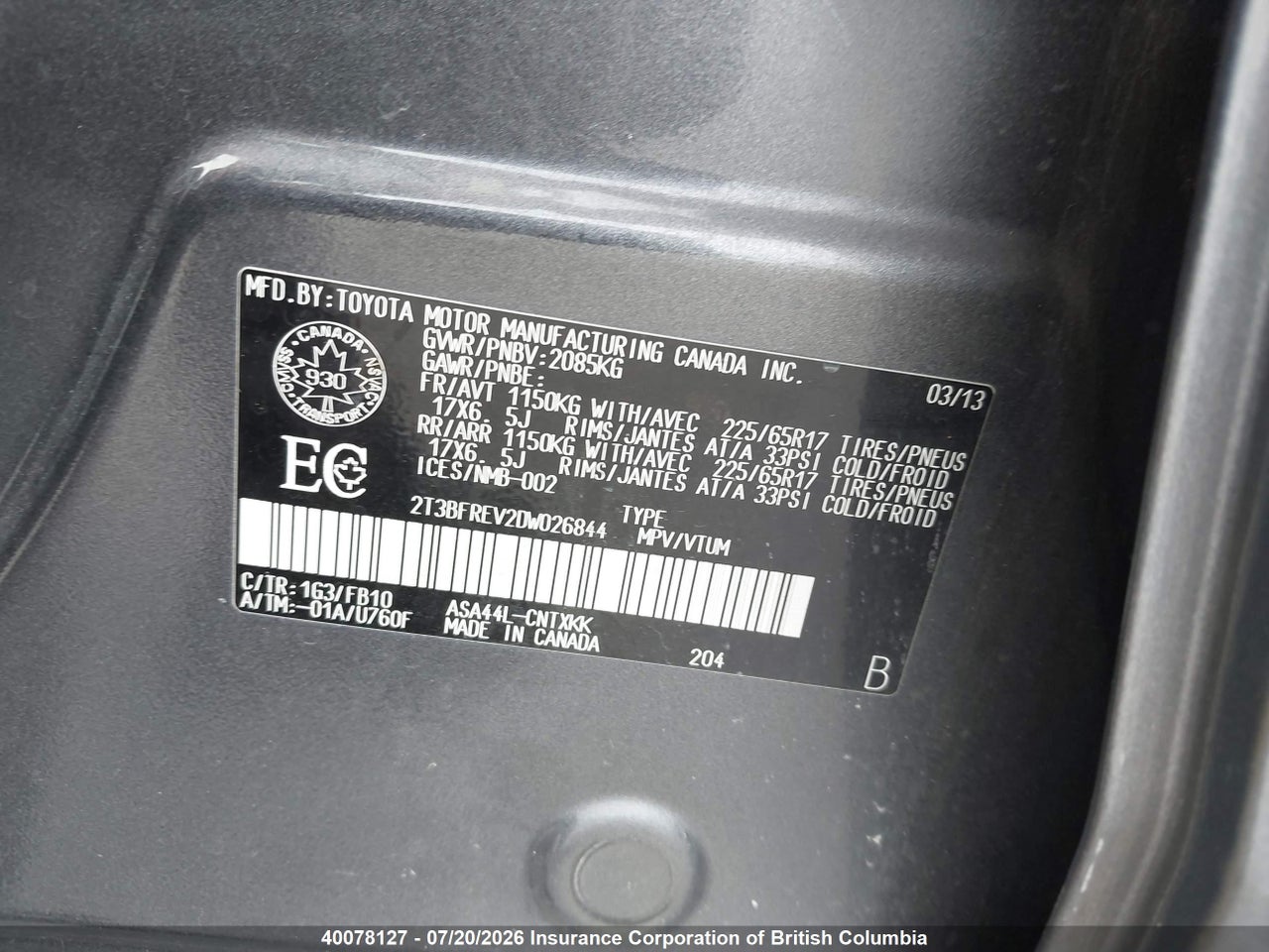 2013 TOYOTA RAV4 thumbnail 10