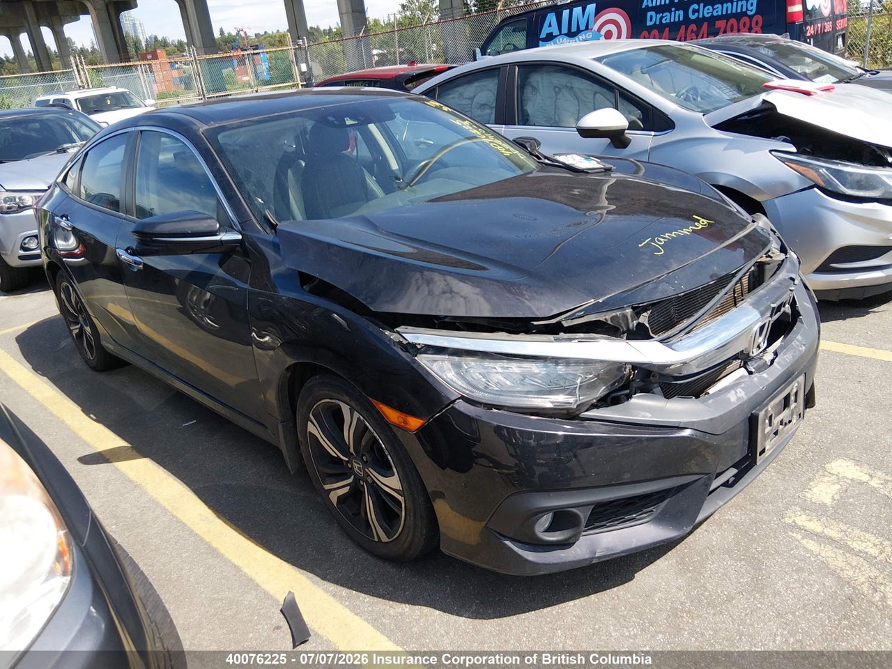 2017 HONDA Civic touring thumbnail 2