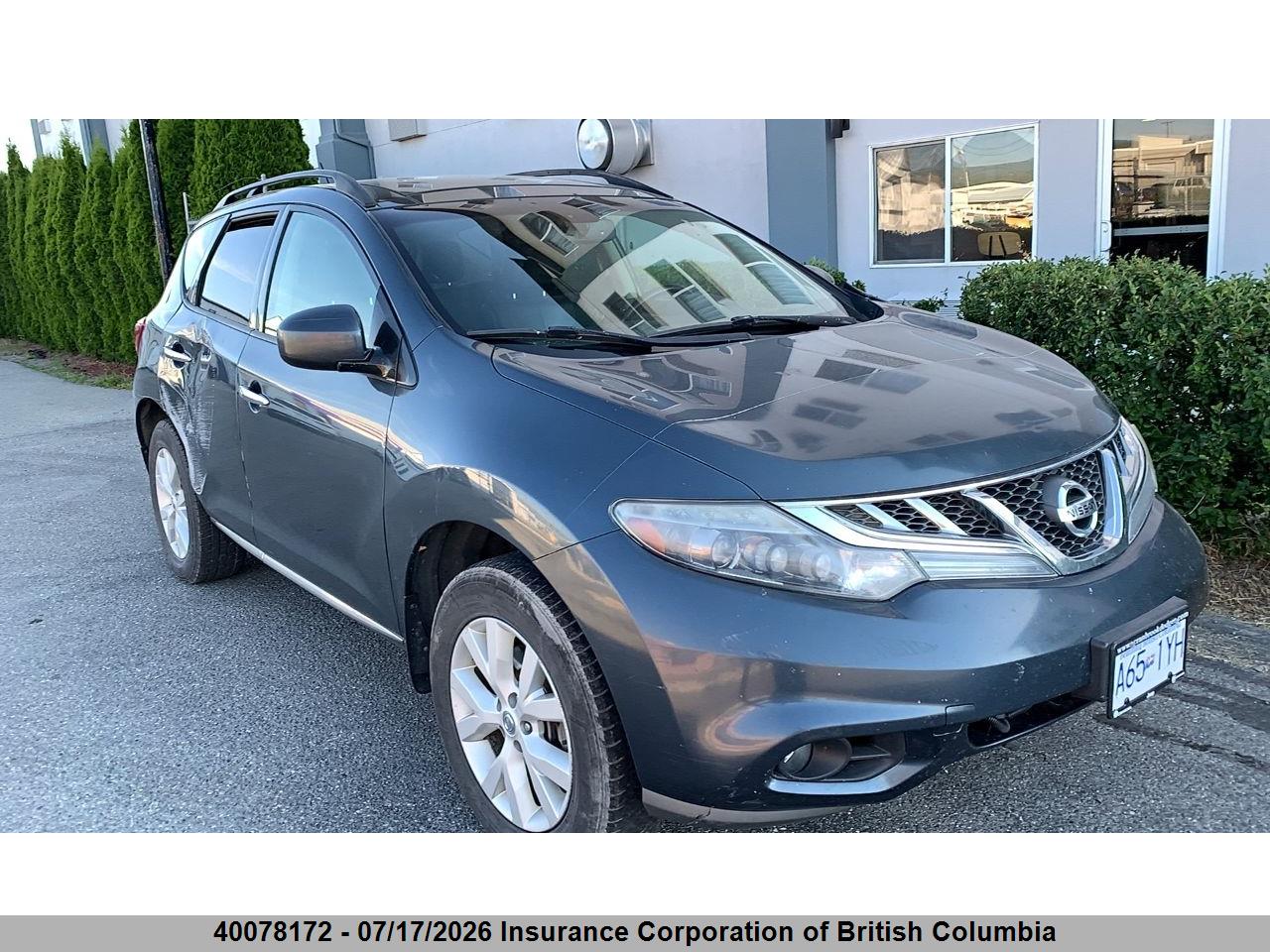 2012 NISSAN MURANO S/SL/LE thumbnail 2