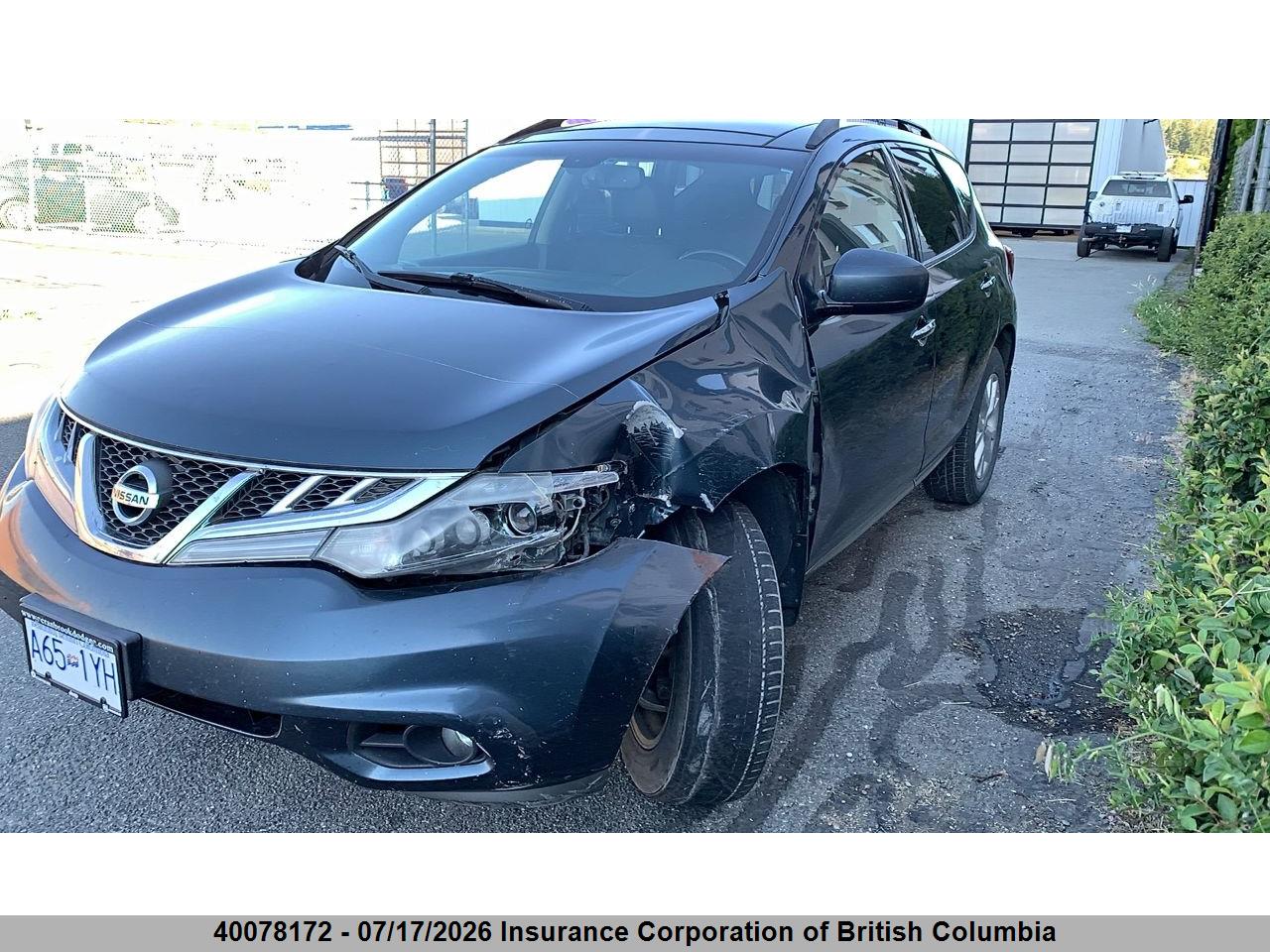 2012 NISSAN MURANO S/SL/LE thumbnail 3
