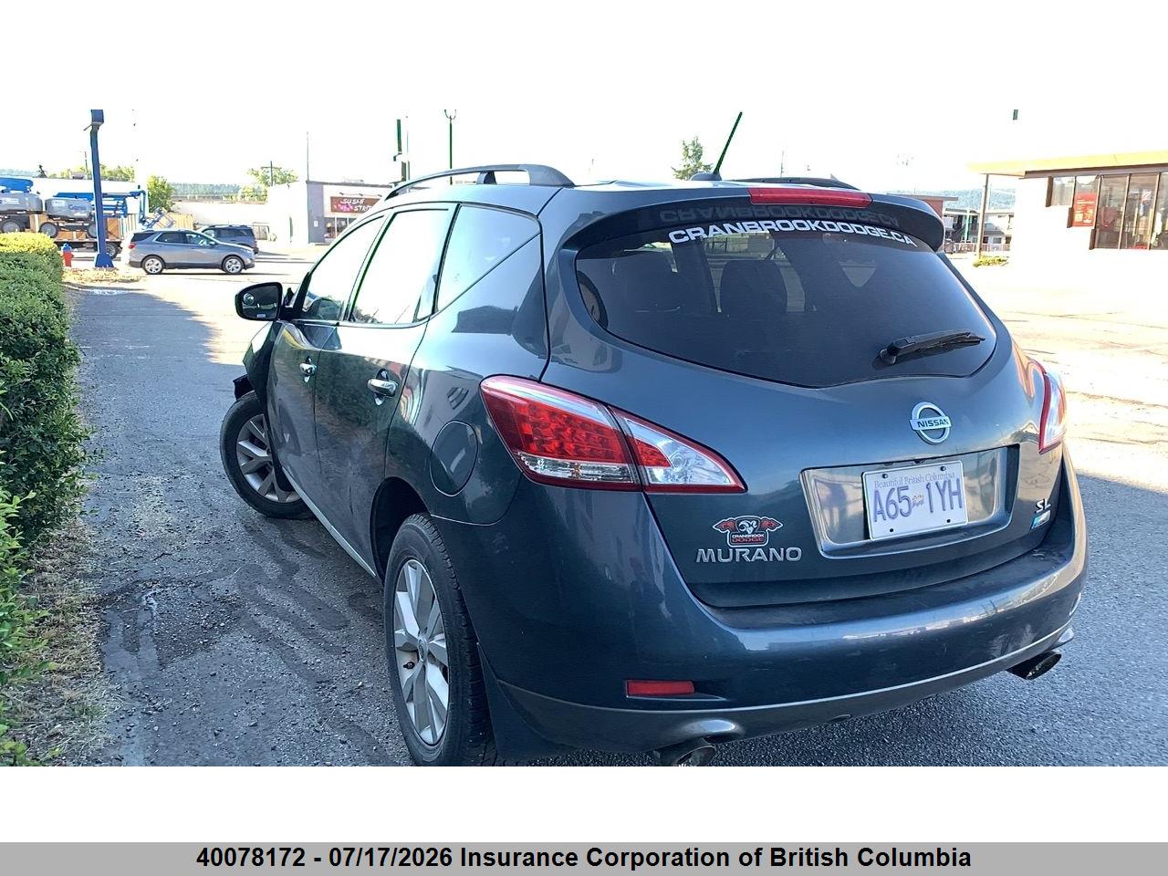 2012 NISSAN MURANO S/SL/LE thumbnail 4