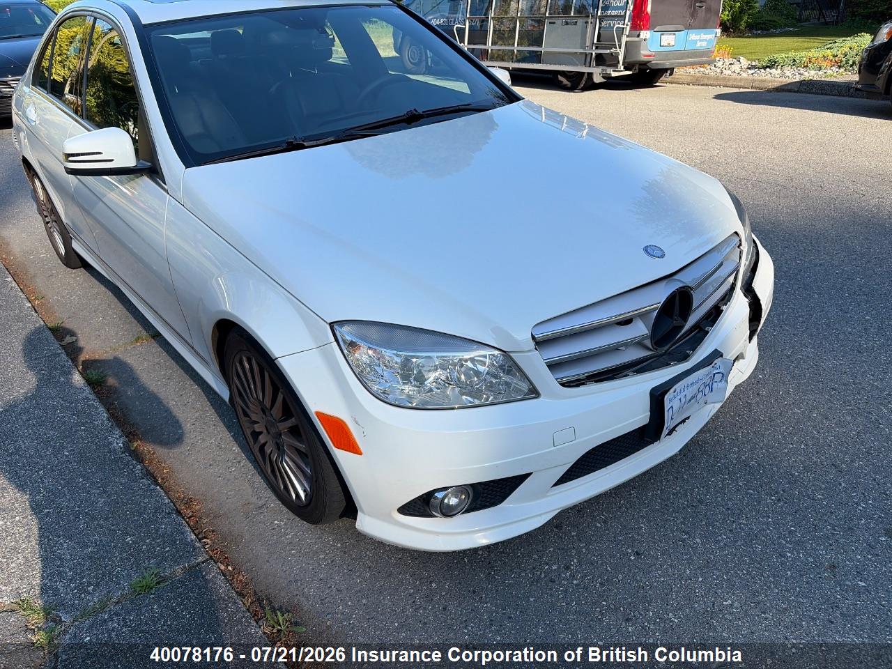 2010 MERCEDES BENZ C 250 4MATIC thumbnail 2