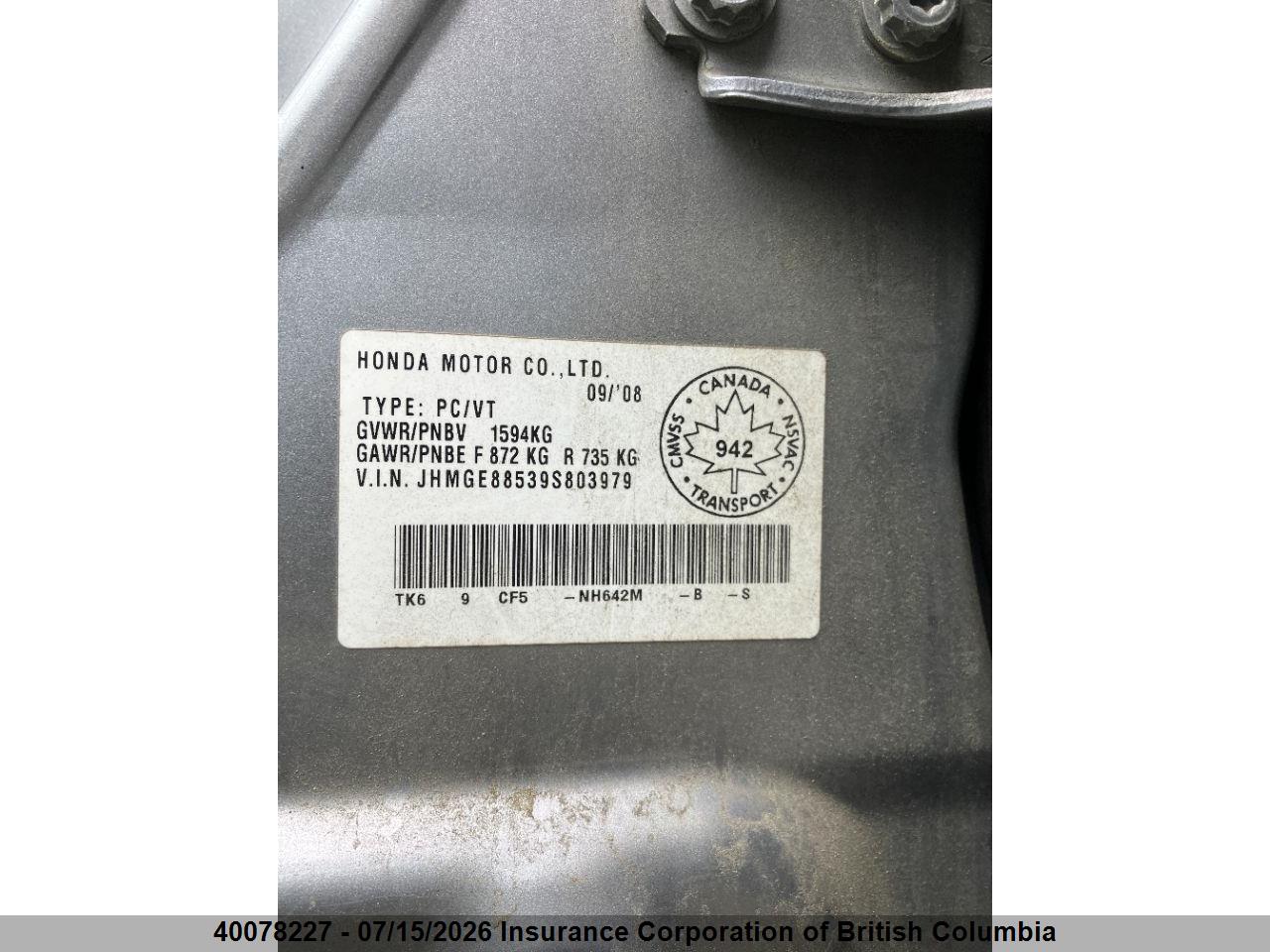2009 HONDA FIT thumbnail 6