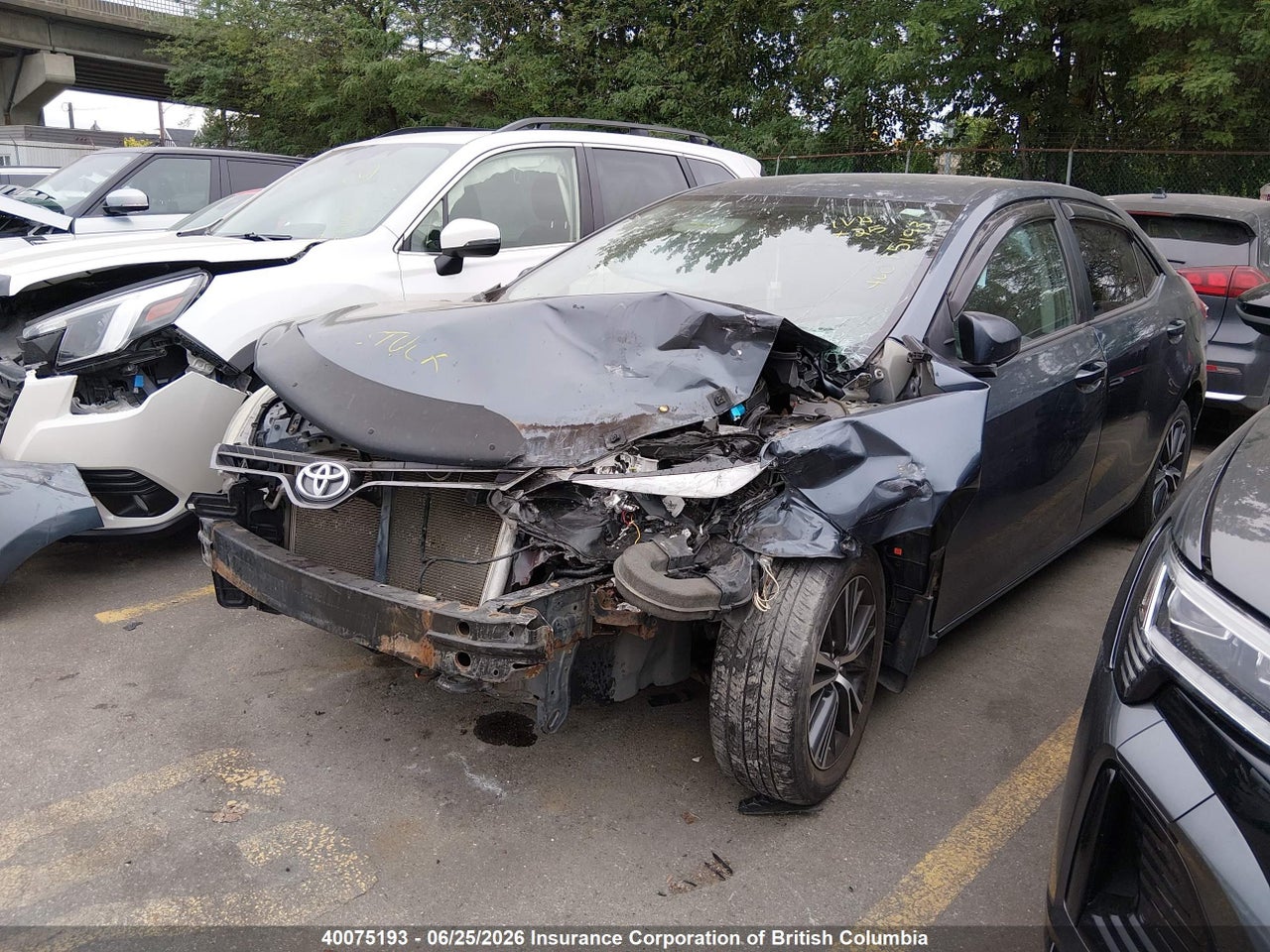 2015 TOYOTA COROLLA L/LE/LE PLS/PRM/S/S PLS thumbnail 3