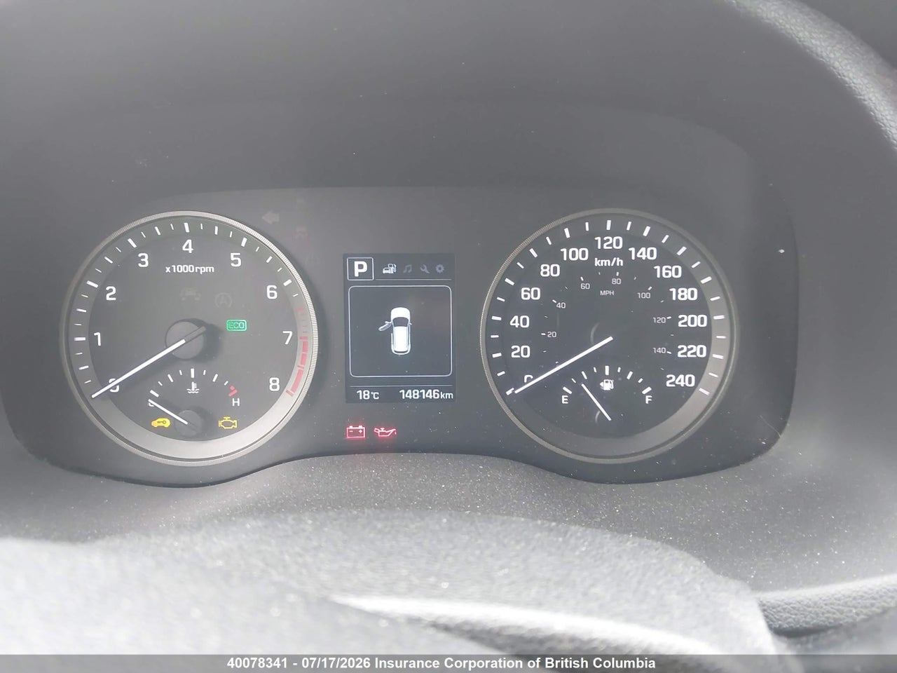 2016 HYUNDAI TUCSON PREMIUM 1.6 thumbnail 8