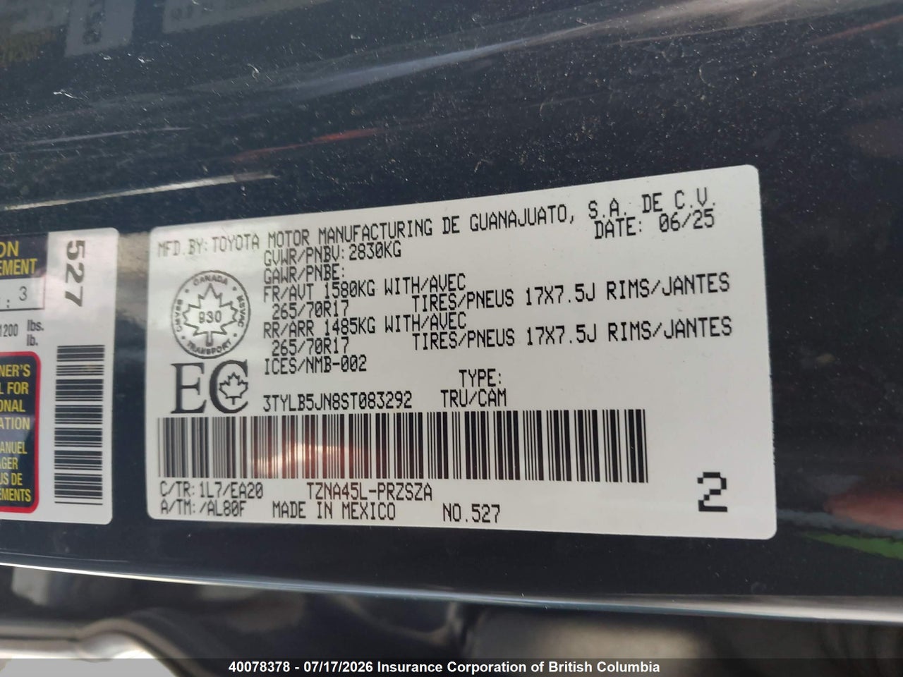 2025 TOYOTA TACOMA DOUBLE CAB/SR5/TRD SPORT/TRD OFF ROAD/LTD thumbnail 10
