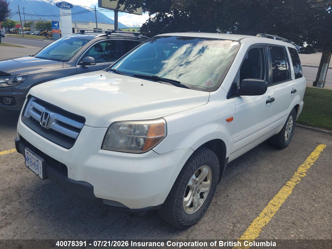 2007 HONDA PILOT thumbnail 3