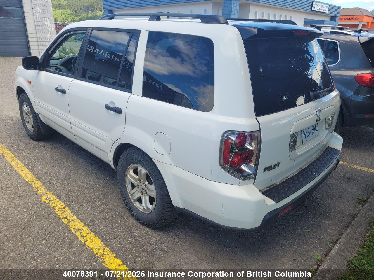 2007 HONDA PILOT thumbnail 4