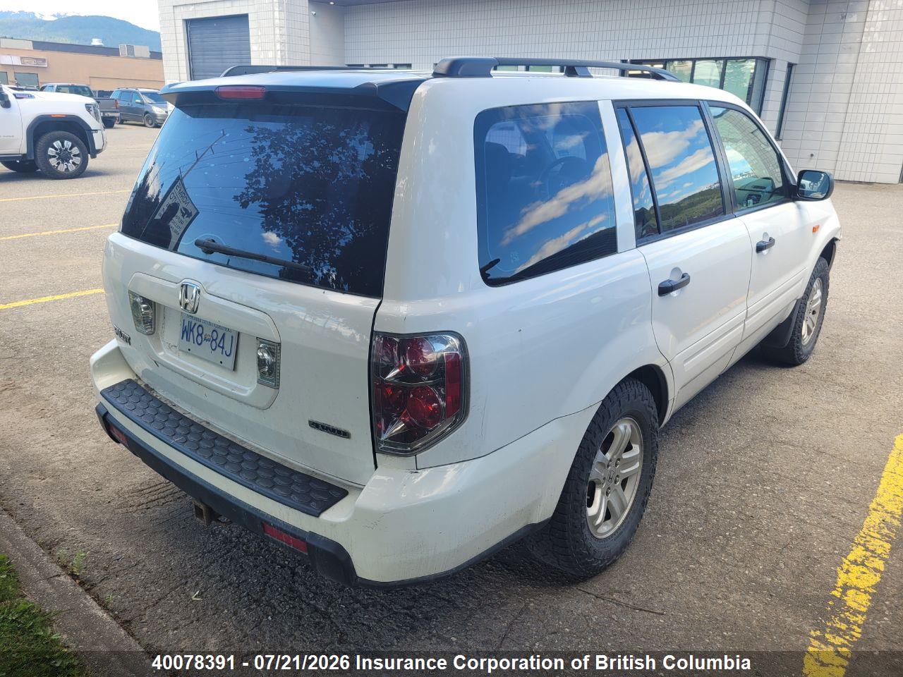 2007 HONDA PILOT thumbnail 5