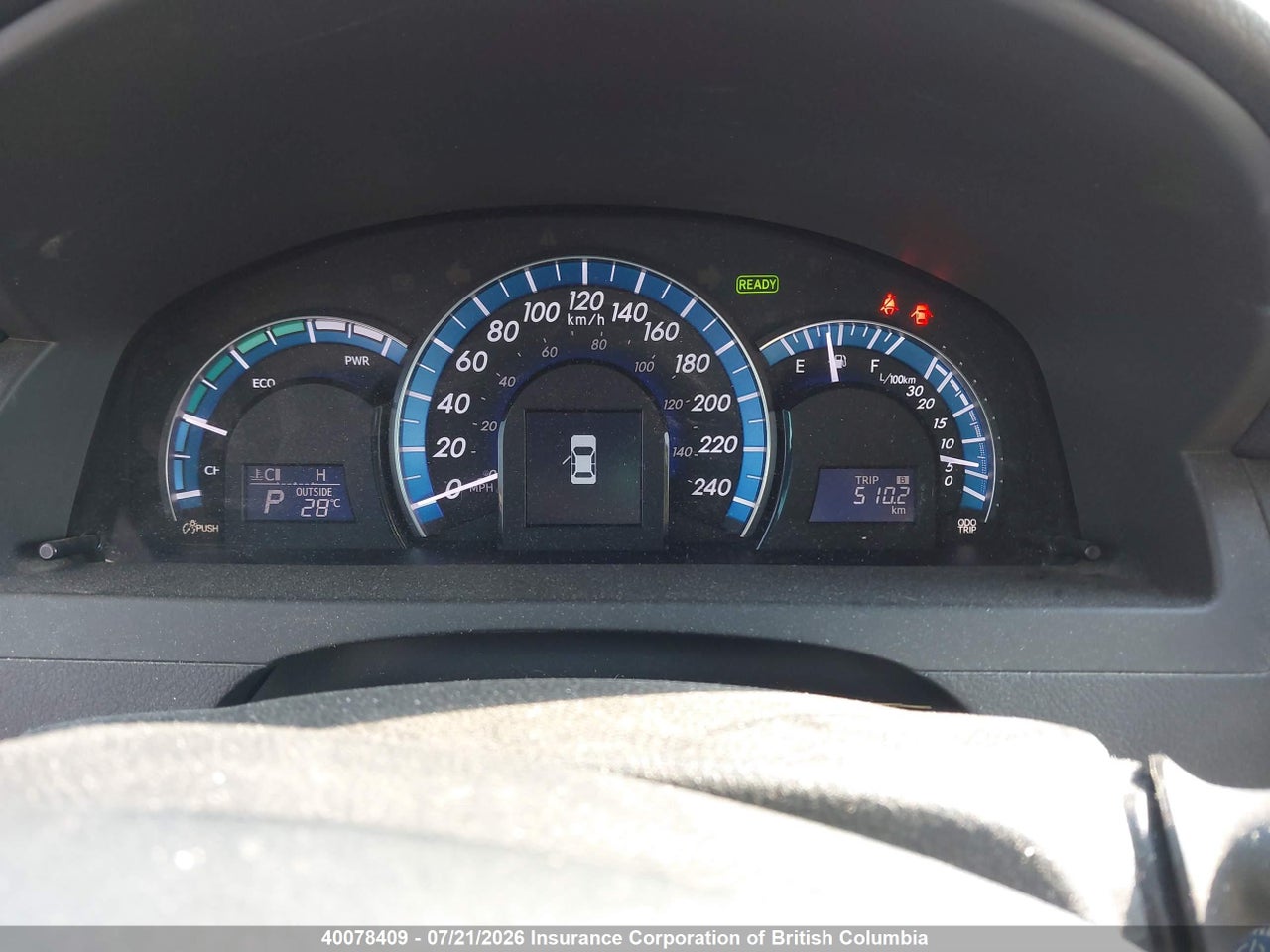 2012 TOYOTA CAMRY thumbnail 8