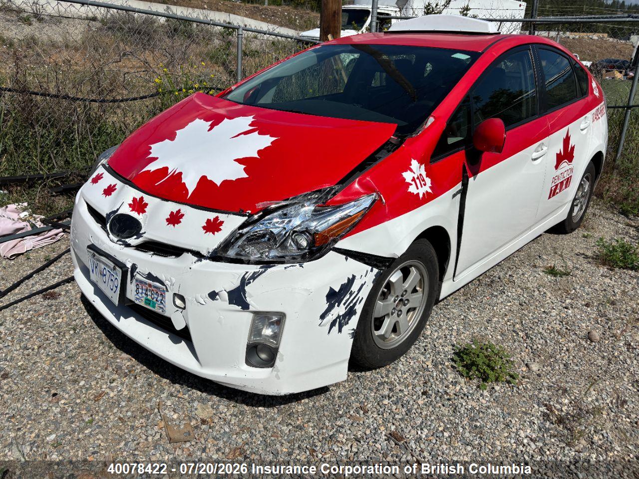 2010 TOYOTA PRIUS thumbnail 3
