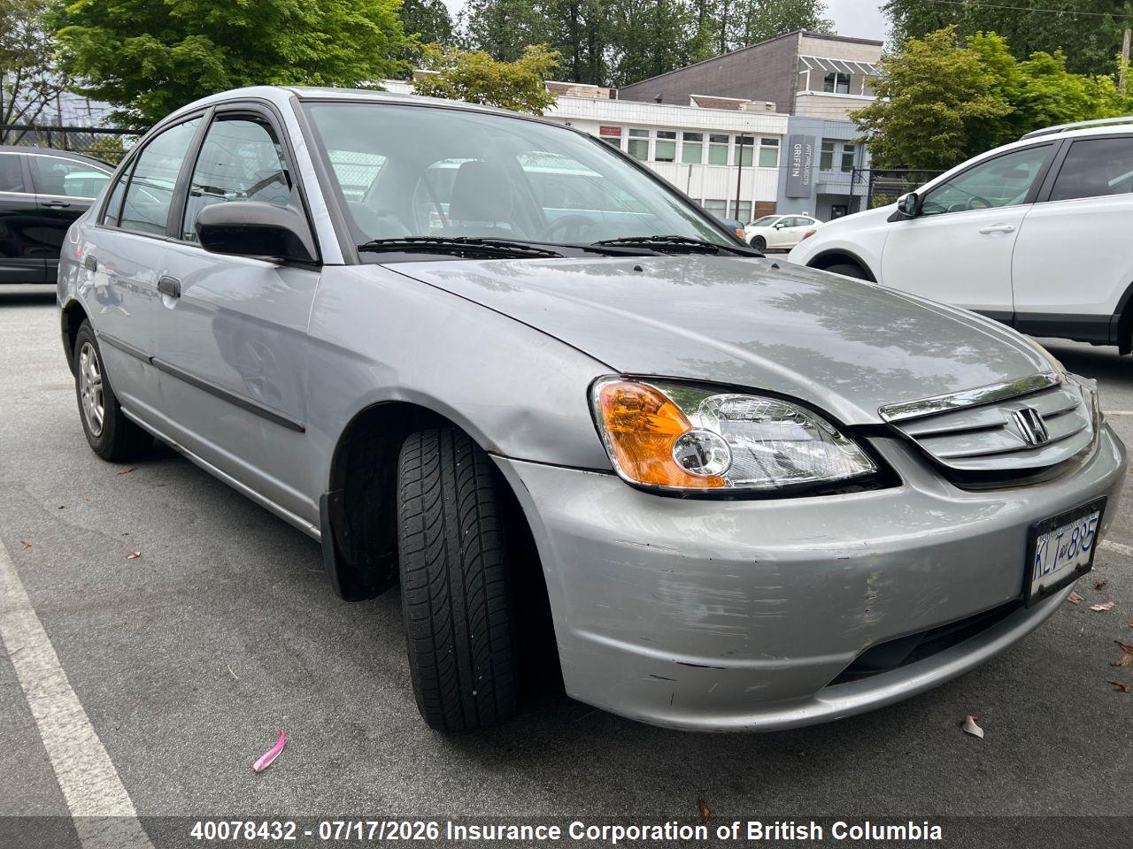 2002 HONDA CIVIC thumbnail 2