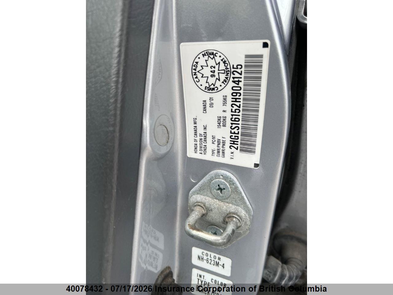 2002 HONDA CIVIC thumbnail 11