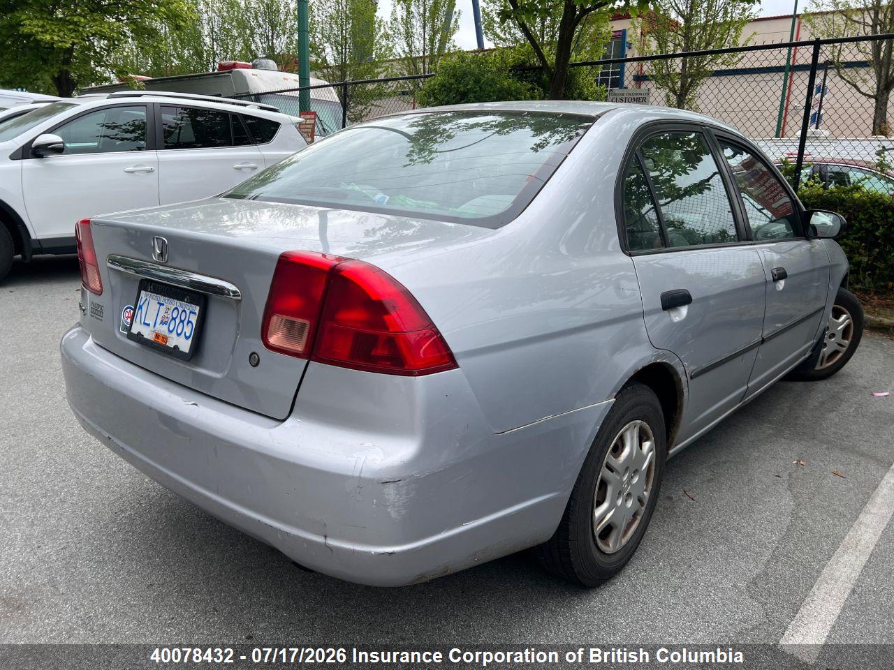 2002 HONDA CIVIC thumbnail 5