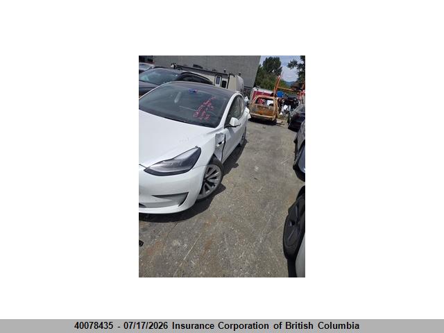 2022 TESLA MODEL 3 thumbnail 3