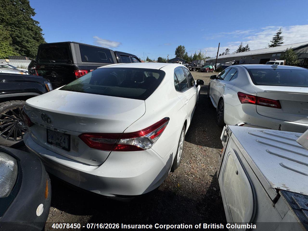 2020 TOYOTA CAMRY thumbnail 5