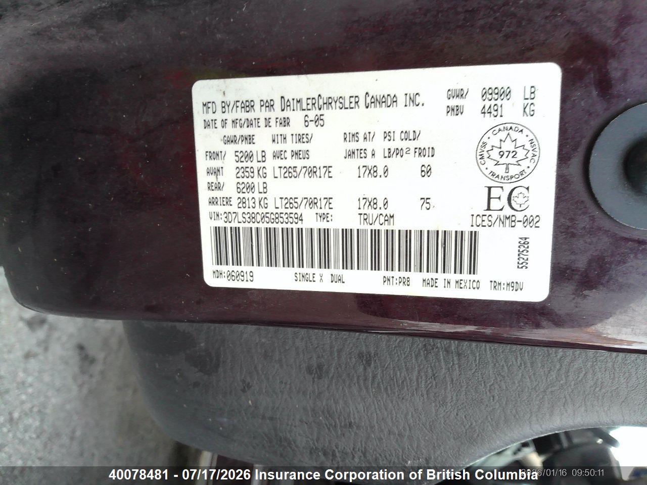 2005 DODGE RAM 3500 ST/SLT thumbnail 10