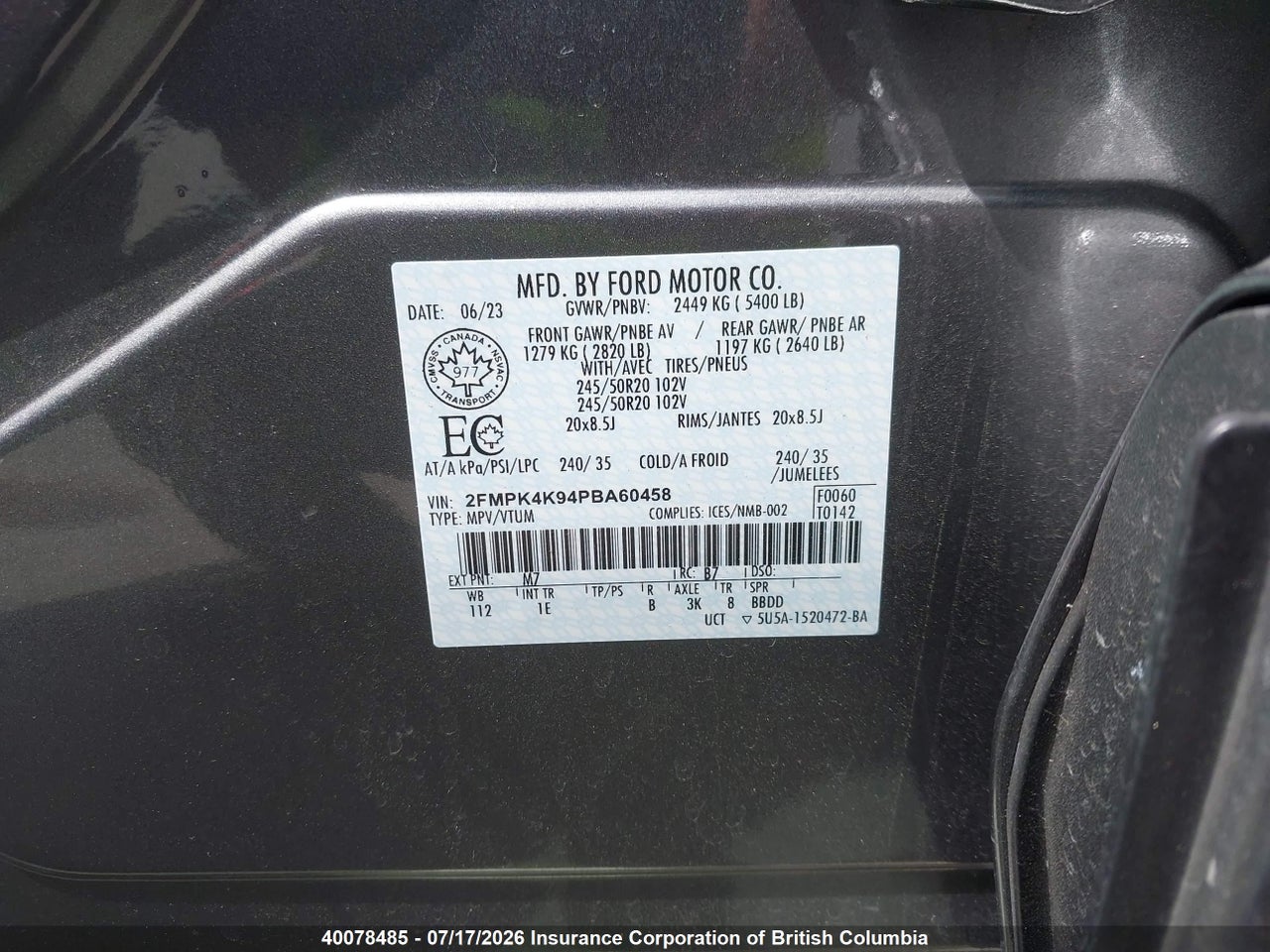 2023 FORD EDGE thumbnail 10