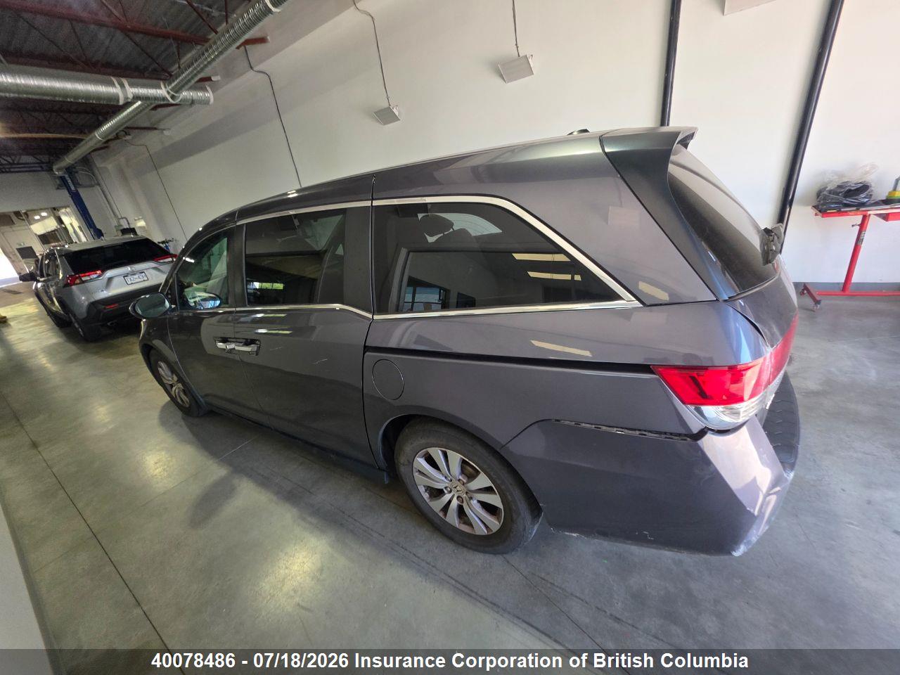2016 HONDA ODYSSEY EX-L thumbnail 9