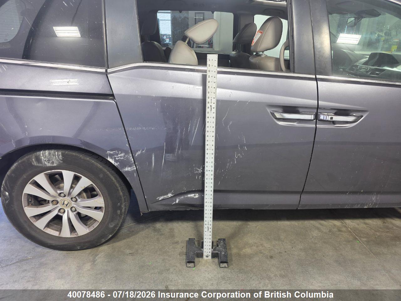 2016 HONDA ODYSSEY EX-L thumbnail 10