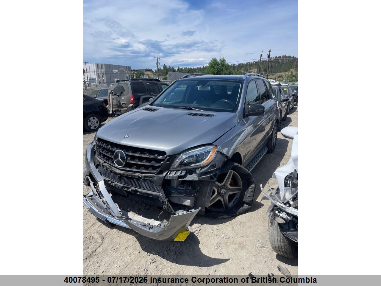 2014 MERCEDES BENZ ML 350 BLUETEC thumbnail 3