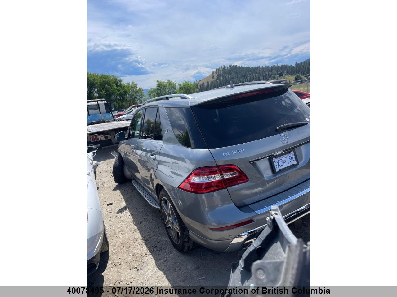 2014 MERCEDES BENZ ML 350 BLUETEC thumbnail 4