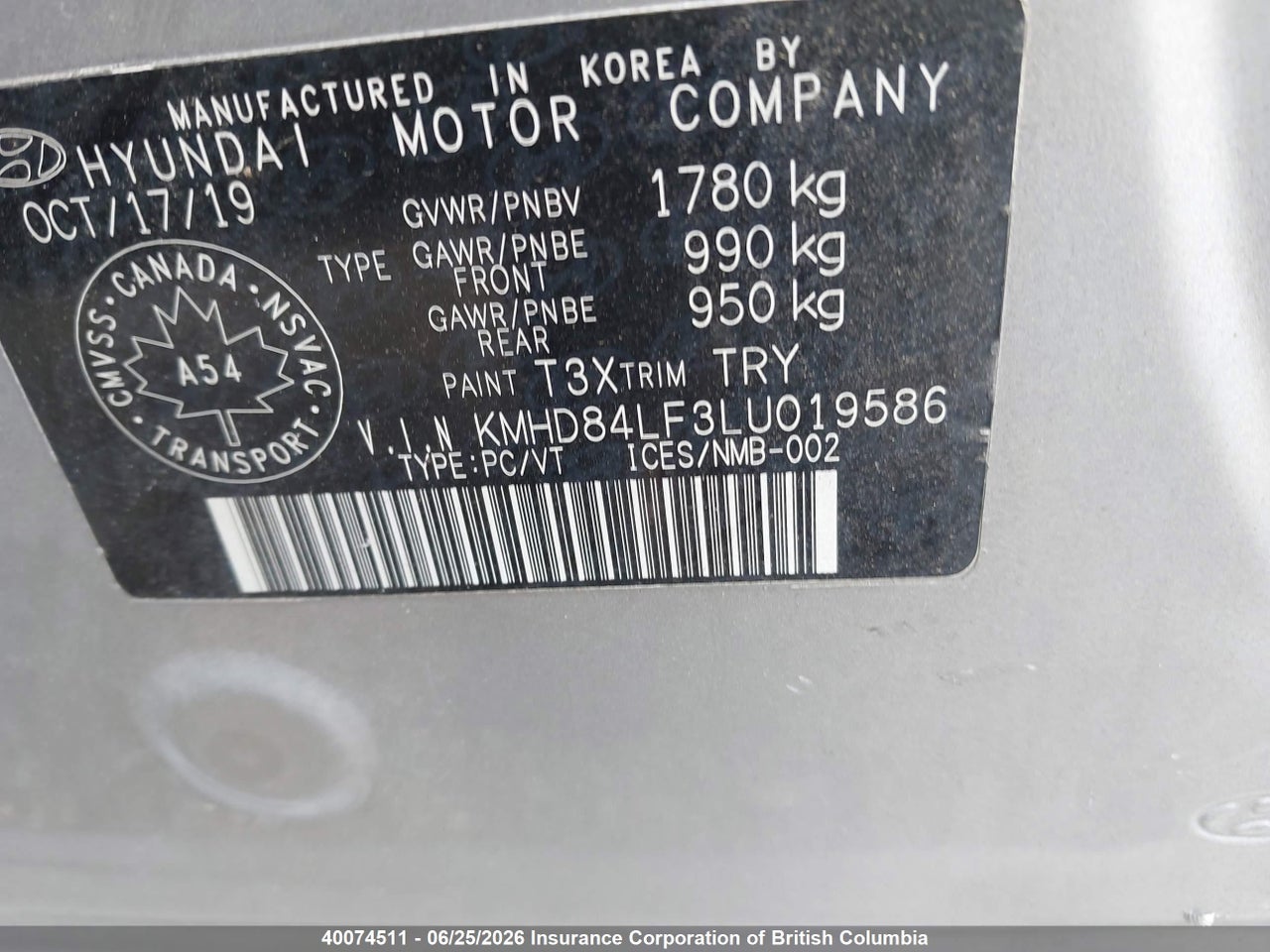 2020 HYUNDAI ELANTRA SEL/VALUE/LIMITED thumbnail 10