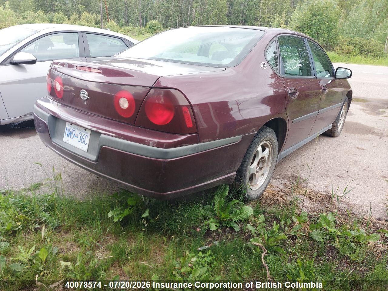 2003 CHEVROLET IMPALA thumbnail 4