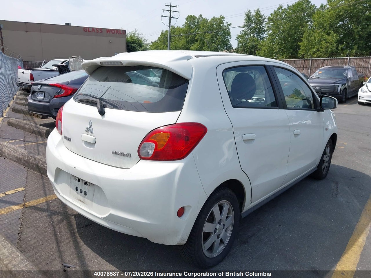 2014 MITSUBISHI MIRAGE ES thumbnail 5
