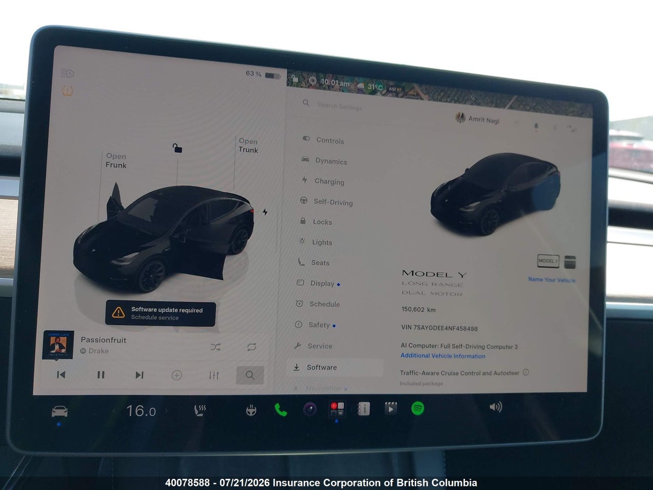 2022 TESLA MODEL Y thumbnail 8