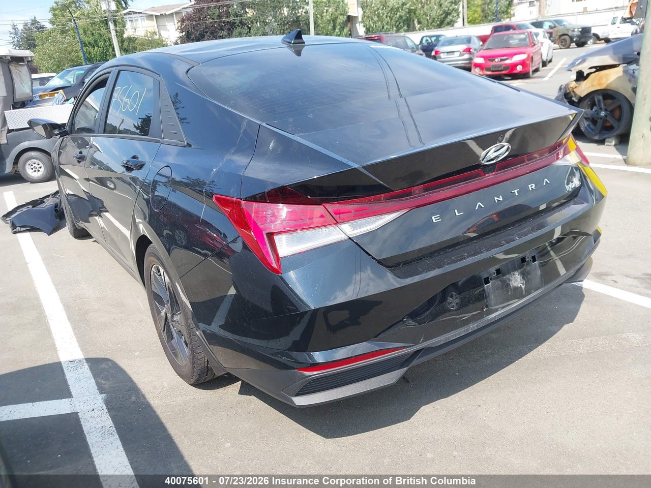 2021 HYUNDAI ELANTRA BLUE thumbnail 4