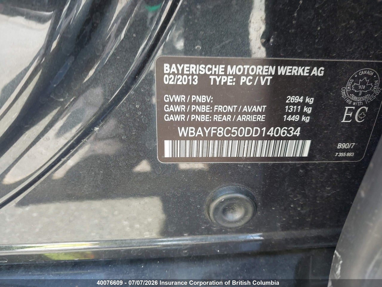 2013 BMW 750 LXI thumbnail 10