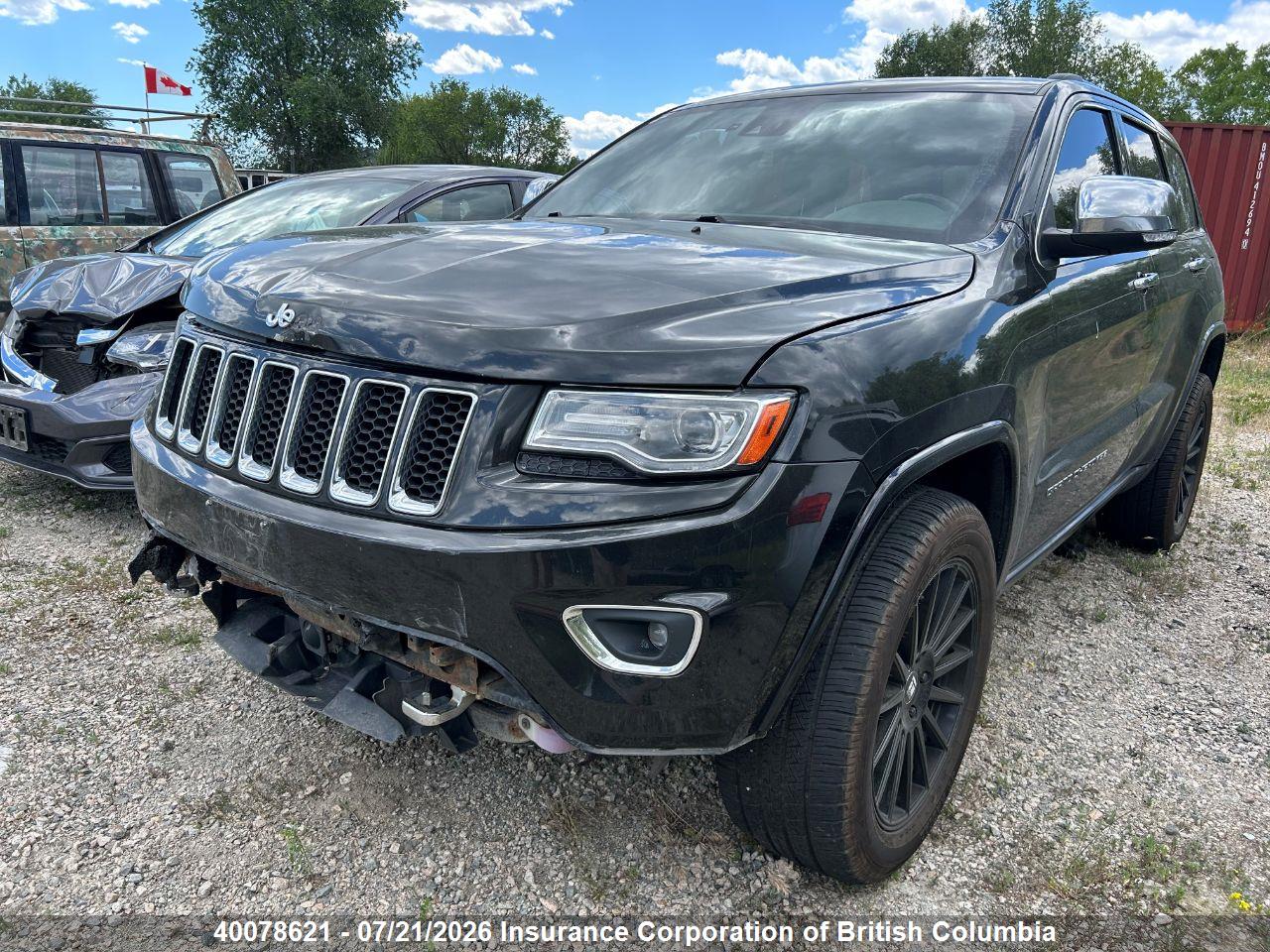 2014 JEEP GRAND CHEROKEE OVERLAND thumbnail 3