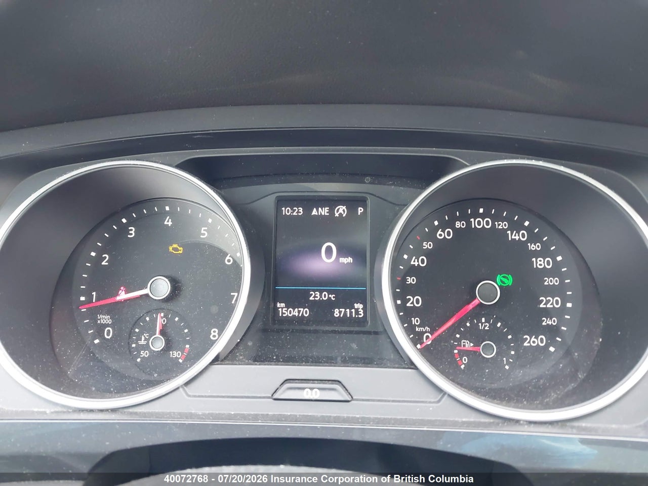 2019 VOLKSWAGEN TIGUAN COMFORTLINE thumbnail 8