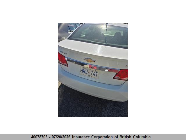 2012 CHEVROLET CRUZE thumbnail 4