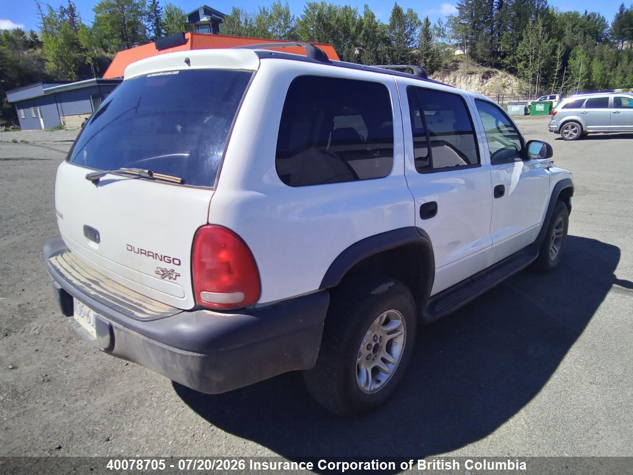 2003 DODGE DURANGO SPORT thumbnail 4