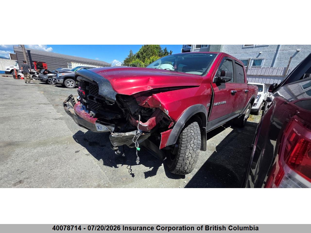 2012 DODGE RAM 1500 SLT thumbnail 3