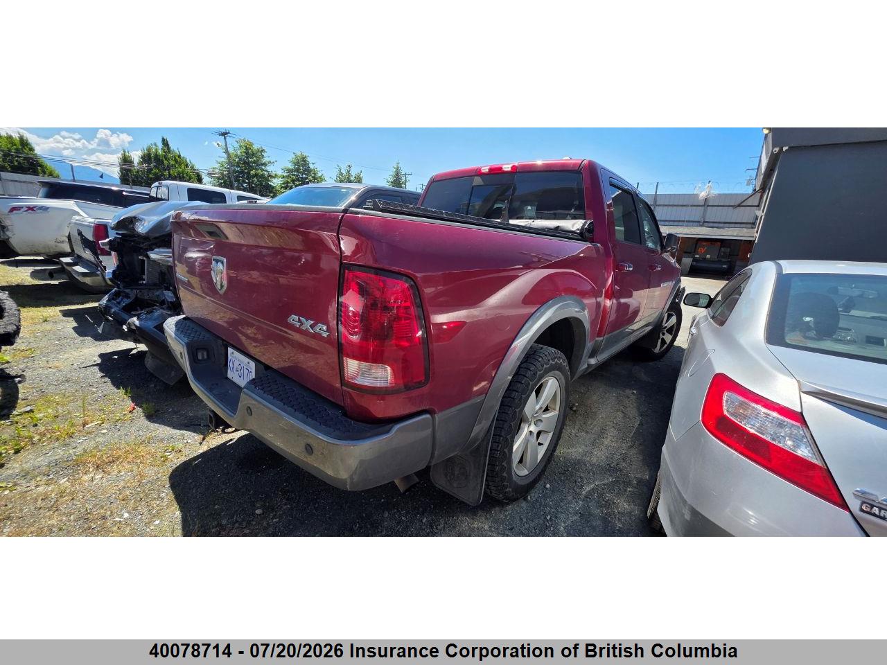 2012 DODGE RAM 1500 SLT thumbnail 5