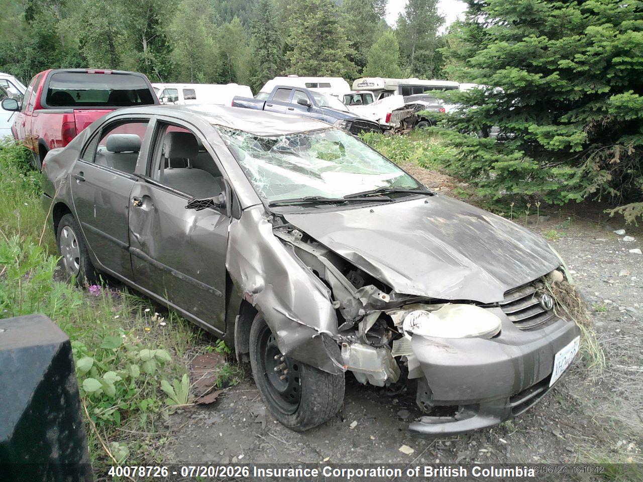 2003 TOYOTA COROLLA CE/LE/S thumbnail 2