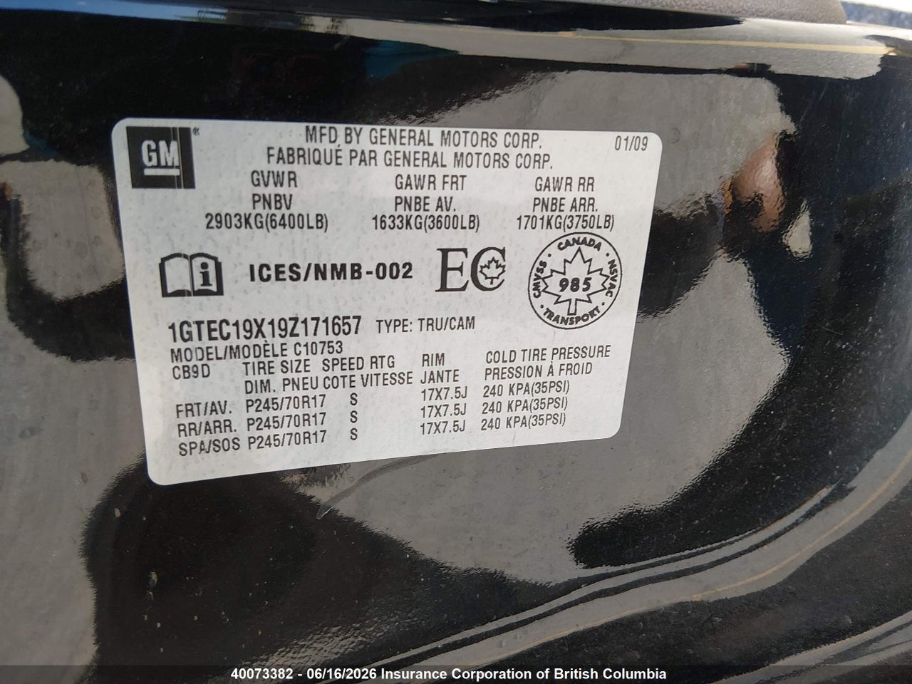 2009 GMC SIERRA C1500 thumbnail 10