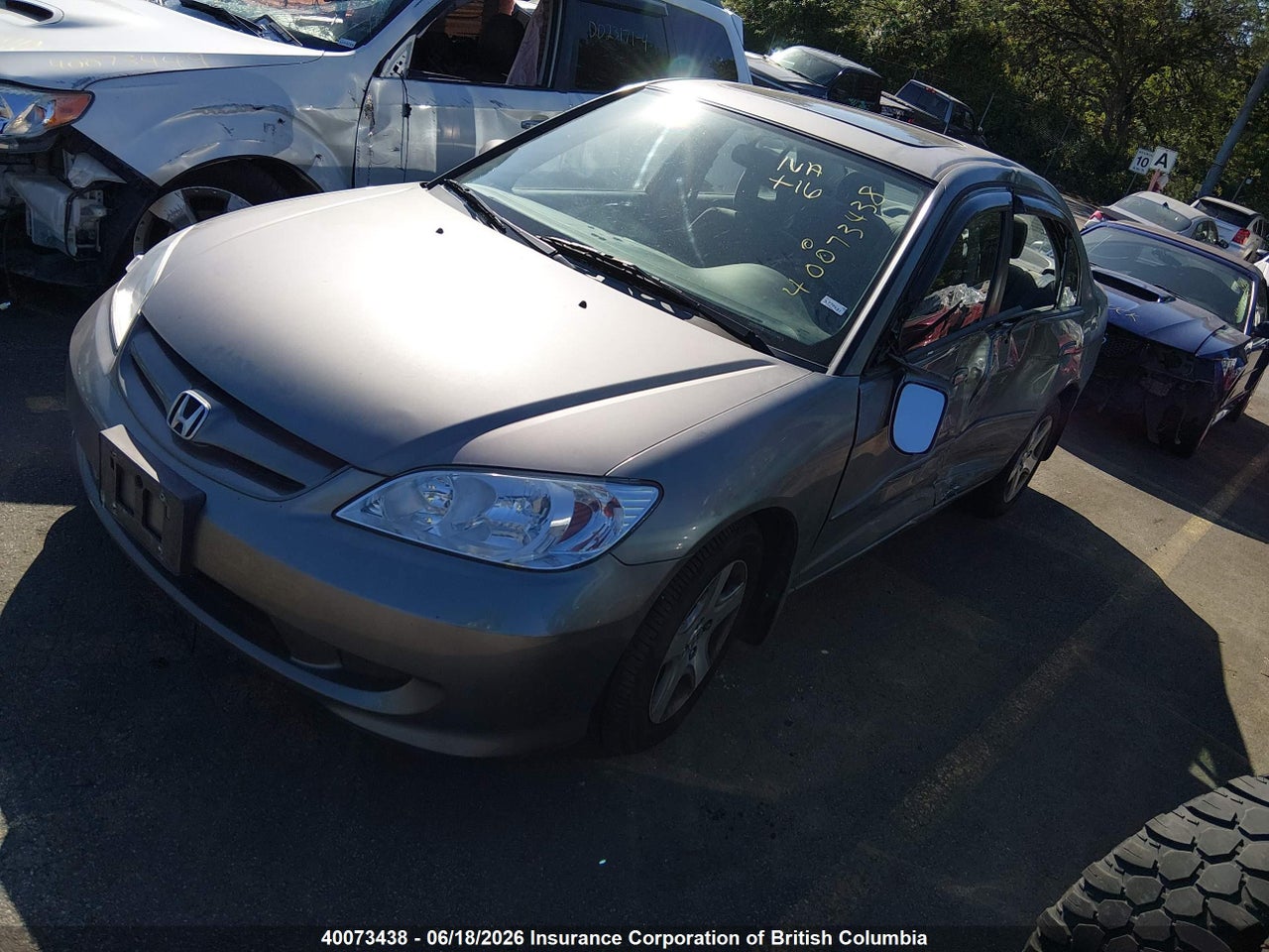 2005 HONDA CIVIC EX thumbnail 3