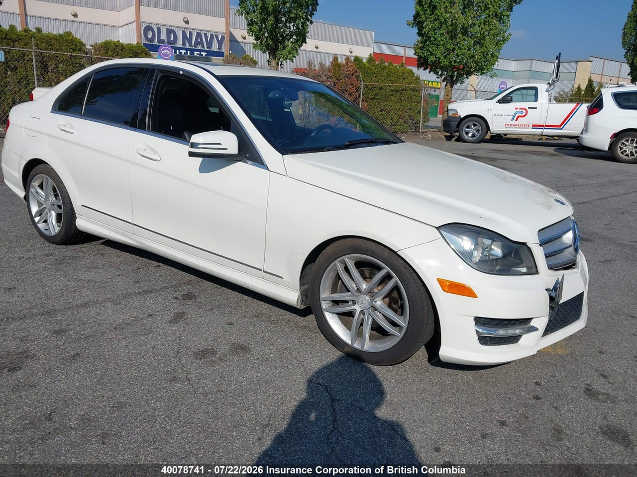 2012 MERCEDES BENZ C 250 4MATIC thumbnail 2