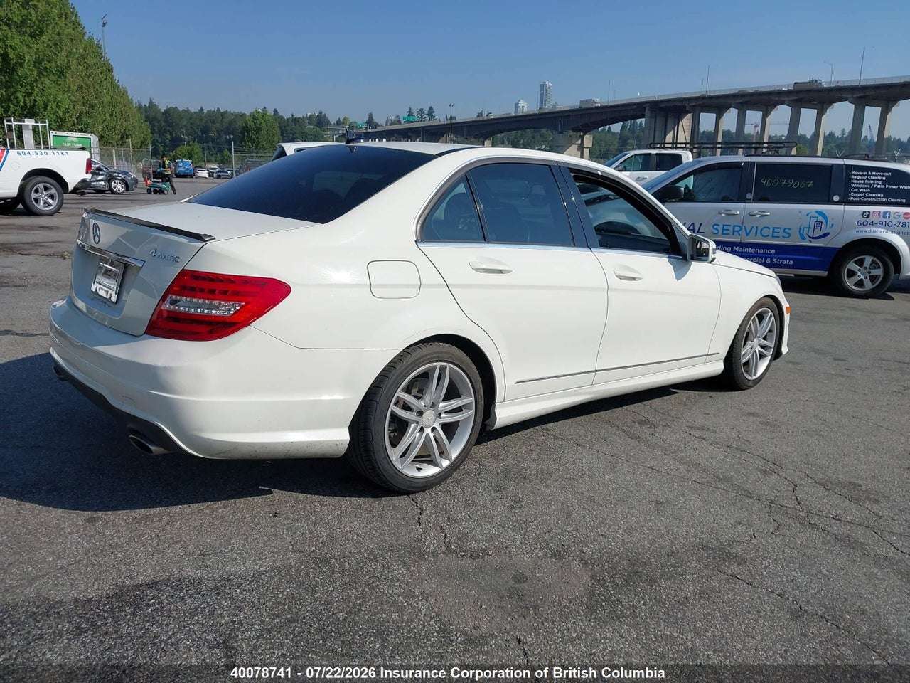 2012 MERCEDES BENZ C 250 4MATIC thumbnail 5