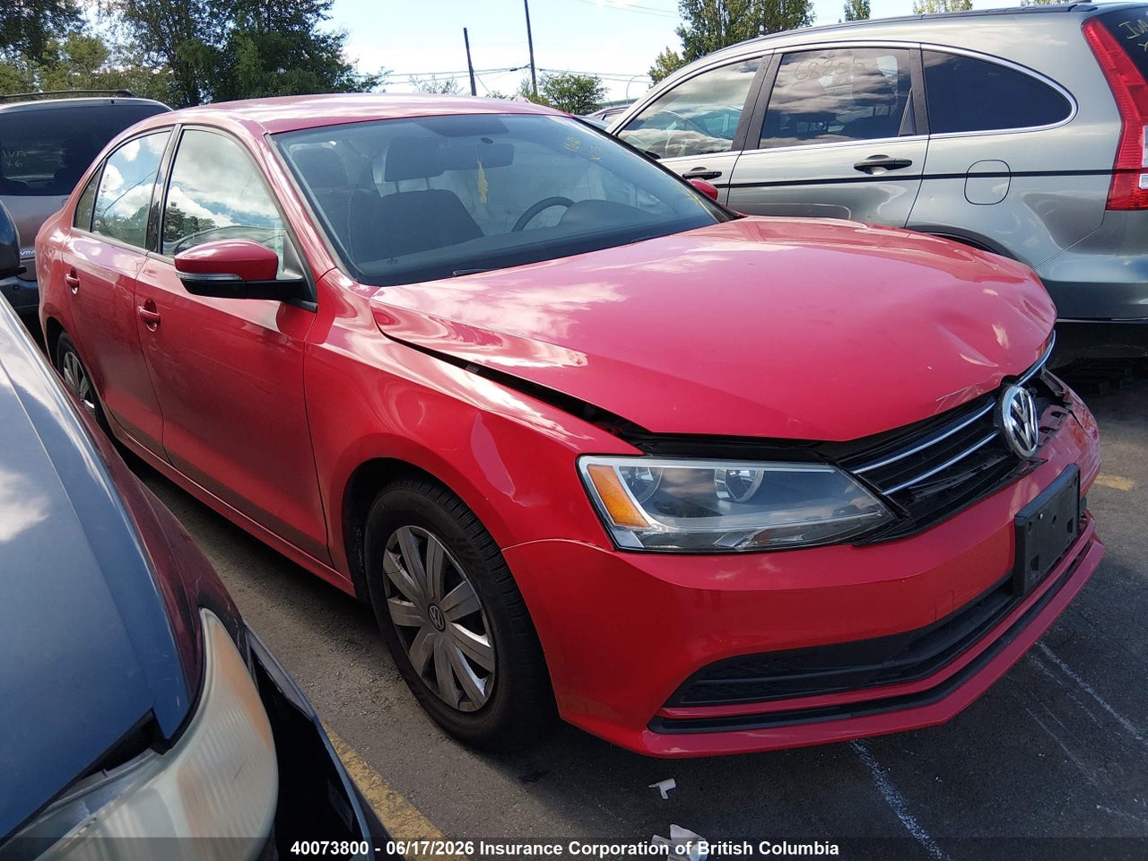 2015 VOLKSWAGEN JETTA S thumbnail 2