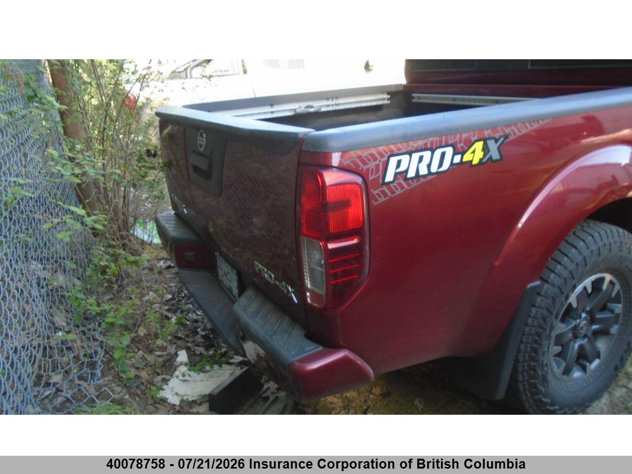 2019 NISSAN FRONTIER S/SV/SL/PRO-4X thumbnail 4
