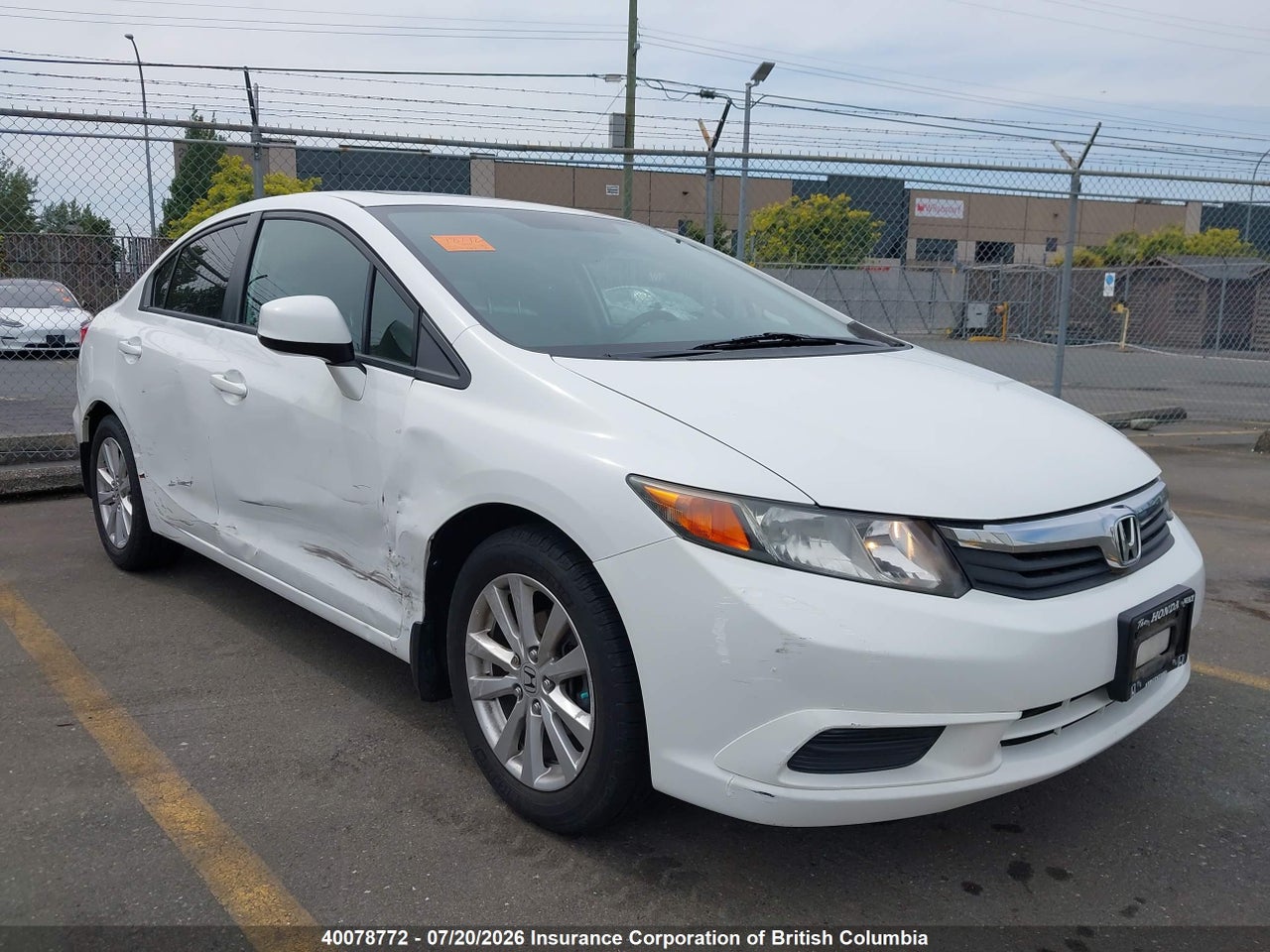 2012 HONDA CIVIC thumbnail 2