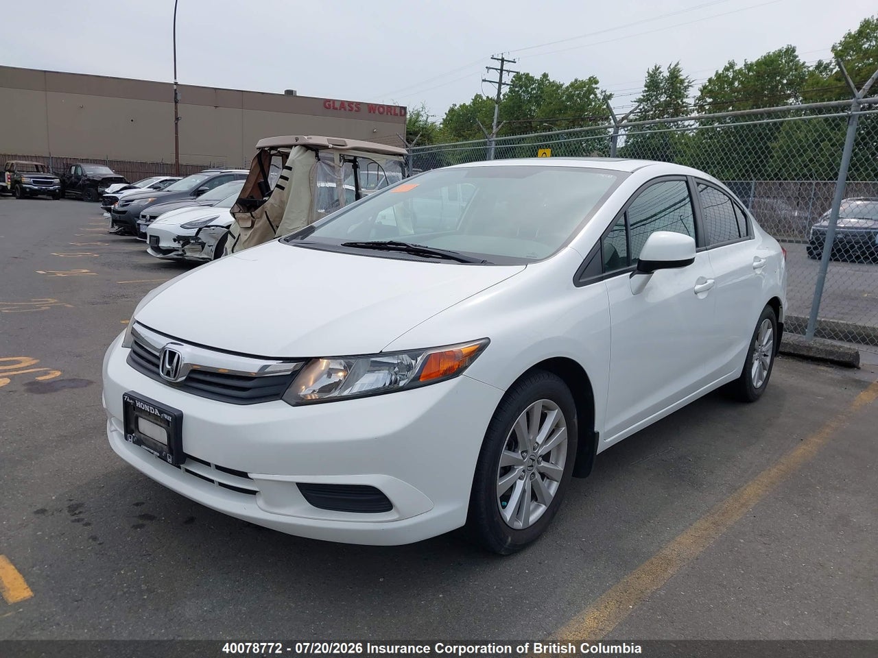 2012 HONDA CIVIC thumbnail 3