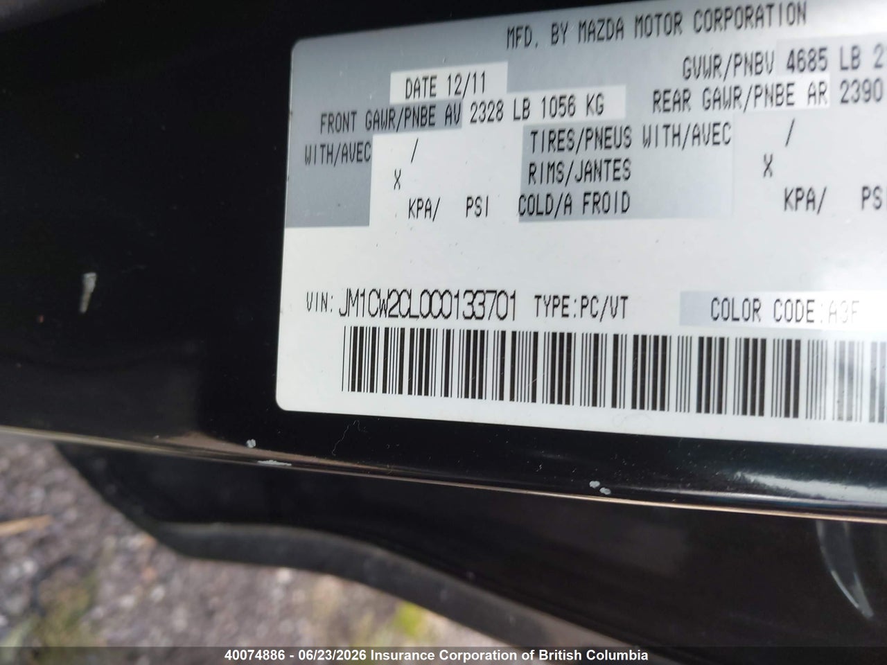 2012 MAZDA 5 thumbnail 10